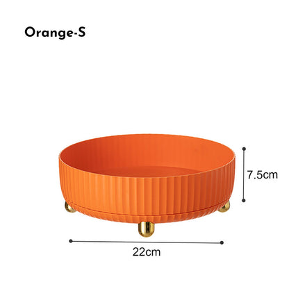 Makeup Perfume Organizer Tray 360 Degree Rotating Lazy Susan Skincare Lotion Organizer Spinning Cosmetics Storage For Dresser, Vanity, Bathroom Countertop