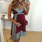 Maternity Dress With Printed Sling