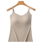 Summer Fixed Cup Without Steel Ring Outer Wear Traceless Bottoming Plus Size Slip Top Women