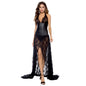 Casual New Lace Mesh Long Dress Women