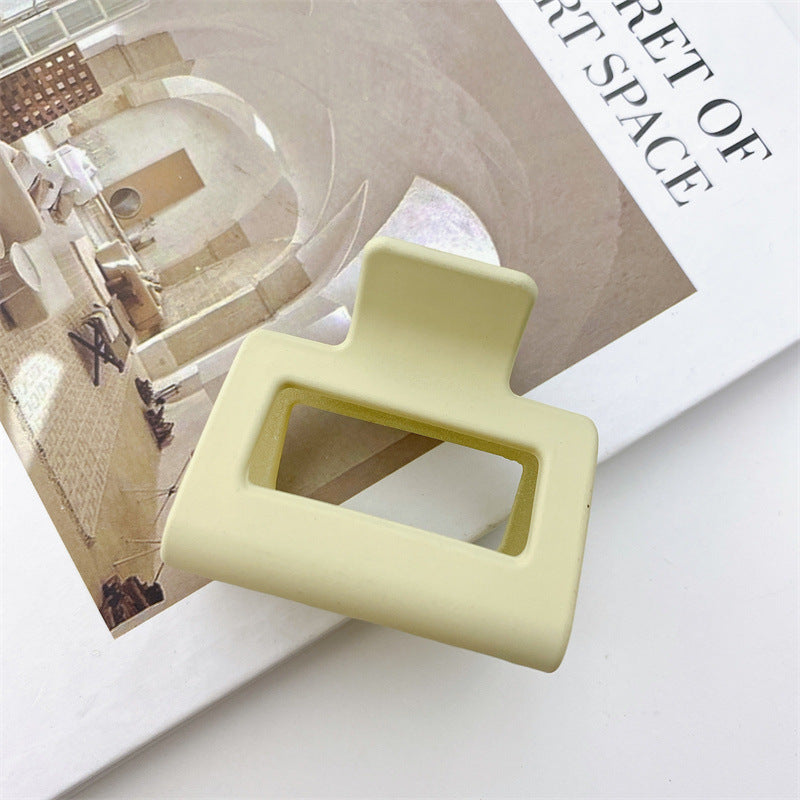 Hair Accessories Girl Hair Clip Frosted Style 5cm Square