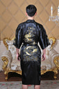 Men's home clothes embroidered Nightgown