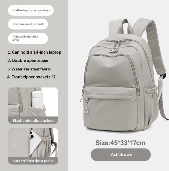 Simple And Versatile High School Student Backpack