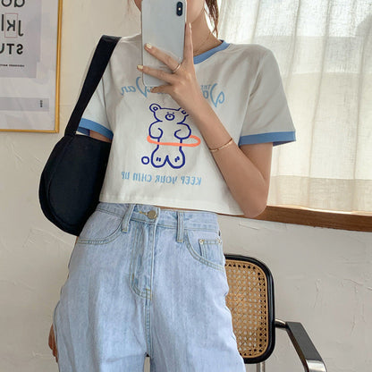 Couples wear bottoming shirt tops