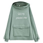 Avocado green plus velvet sweatshirt