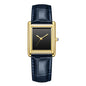 Couple Leather Watch Strap Simple Square Student's Watch Waterproof