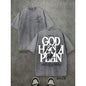 Vintage Washed Double-sided Printed T-shirt
