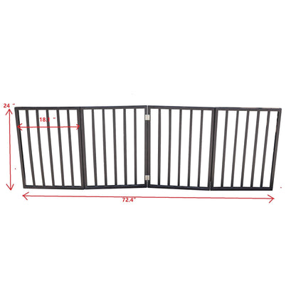 Pet Gate - Dog Gate For Doorways,Stairs Or House-standing, Folding