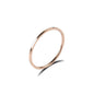 Stylish Glossy Fine Circle Couple Simple Simple Bracelet Ring