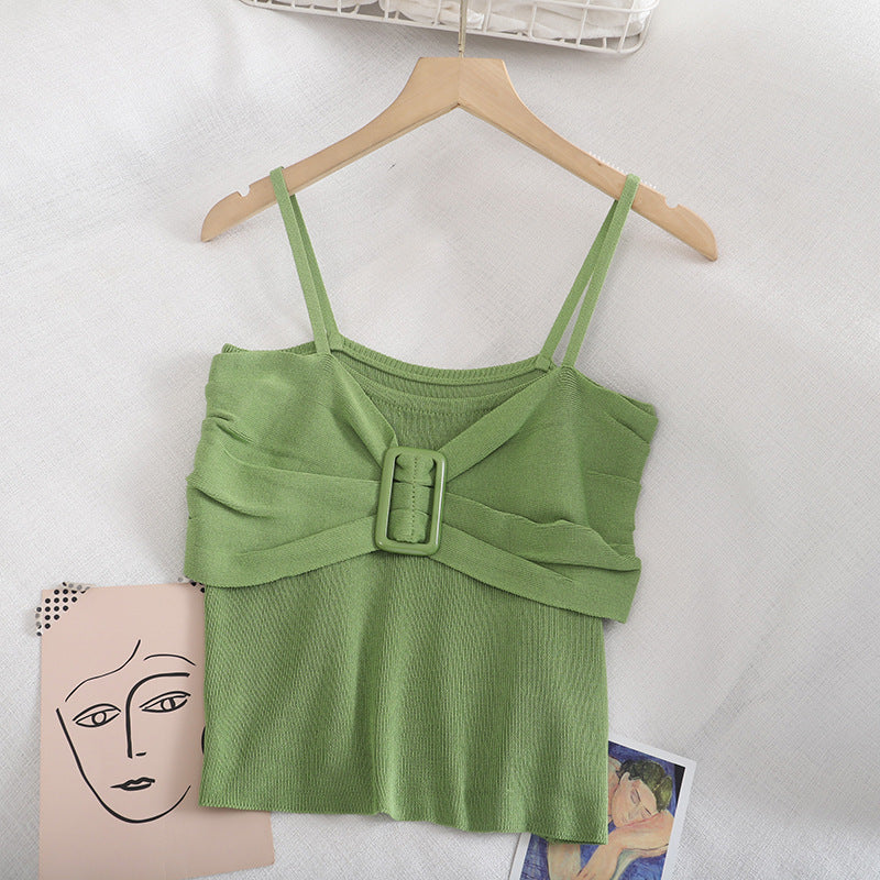 Super Fire Summer Knit Sweater Vest Women
