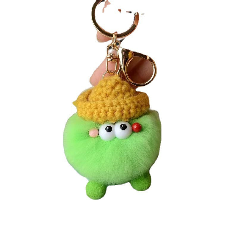 Briquette Cute Plush Bag Pendant Key Ring