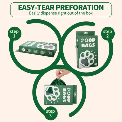 Handle Dog Waste Bag EPI Vest Poop Picking Bags Degradable Cat Litter Bag