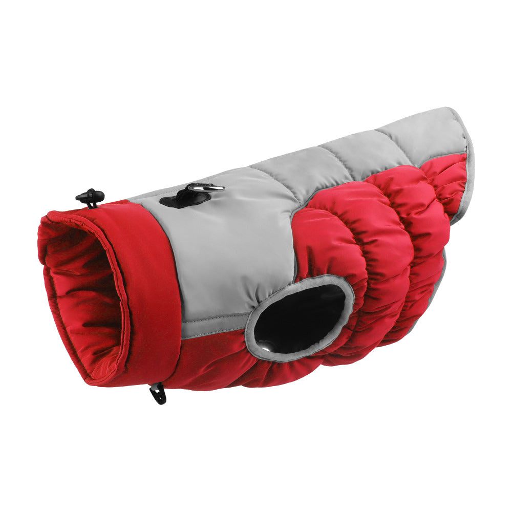 Dog Cold Weather Coats - Cozy Waterproof Windproof Reversible Winter Dog Jacket, Thick Padded Warm Coat
