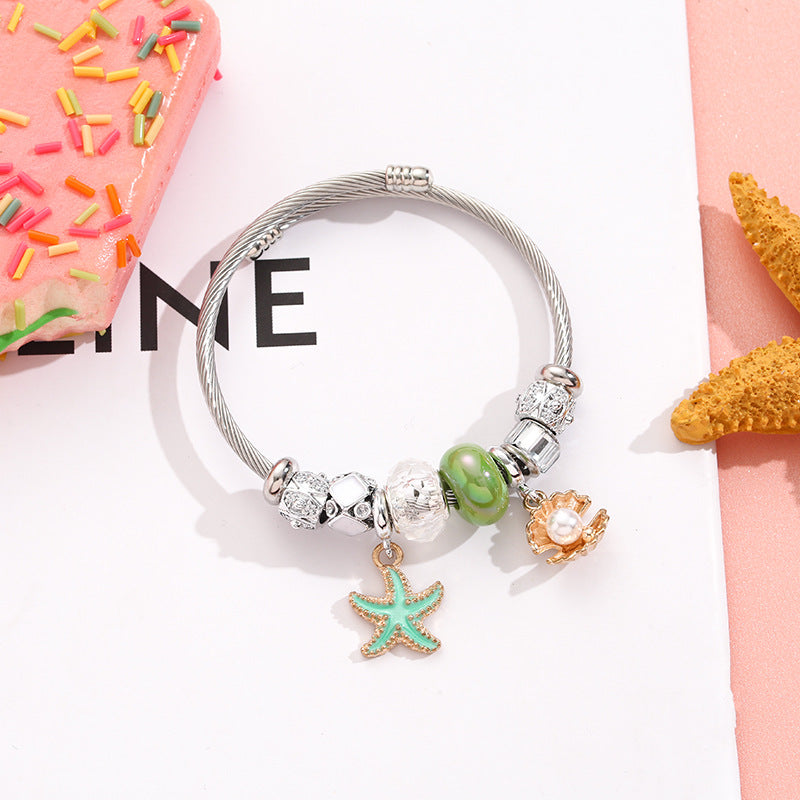 Stainless Steel Silver Bracelet For Women Fashionable
