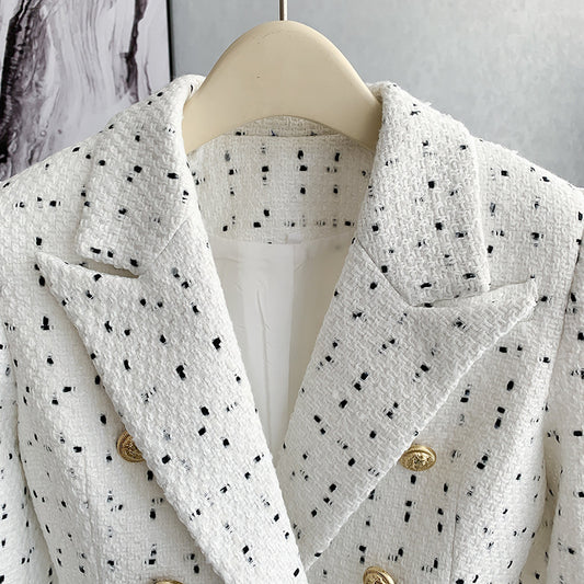 Plaid Suit Jacket For Women Korean Version