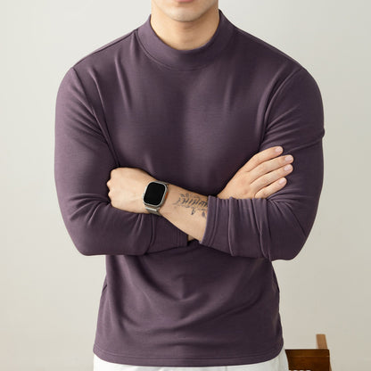 Warm Thickened Slim-fit Long-sleeve Men's Undershirt