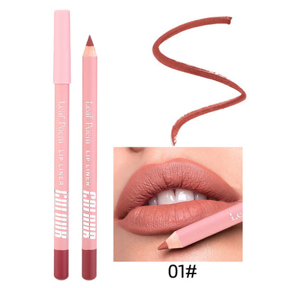 12 Color Matte Lipstick Lip Liner
