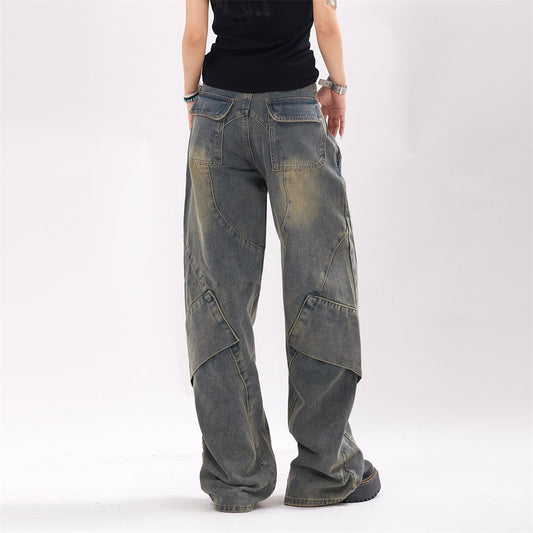 Washed And Worn Jeans For Men And Women