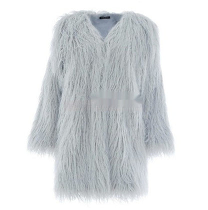 New Haining Fur Coat Mid-length Style