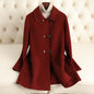 Chinese Style Traditional Mother's Woolen Coat For Women