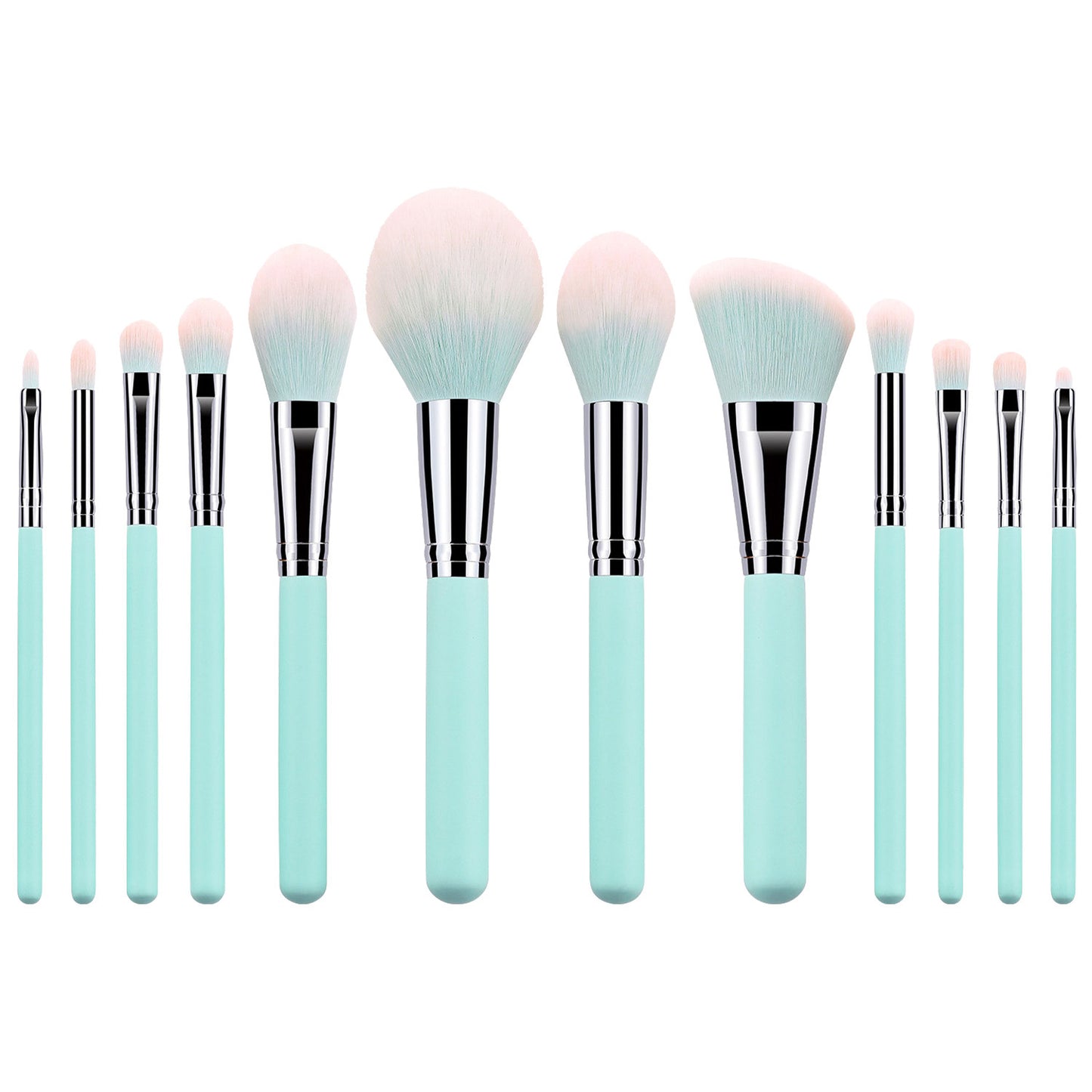 Light Blue Handle Makeup Soft Soft Hair Foundation Eye Shadow Brush