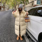 Plus Size Loose Long Versatile Parka Cotton Coat Jacket