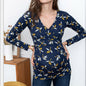 Maternity shirt breastfeeding top