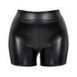 PU Leather Tight Shorts For Women