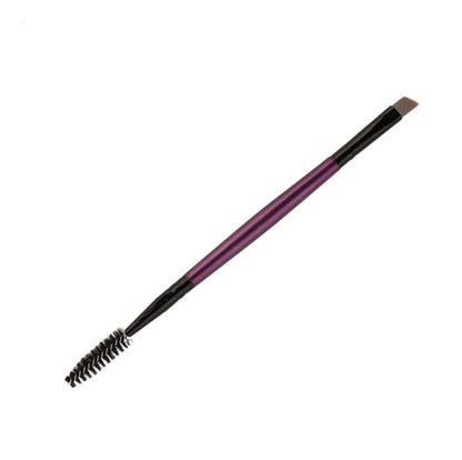 Double eyelash brush eyebrow brush