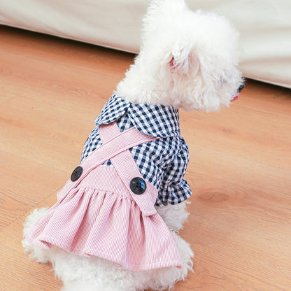 Pet Dog Cat Dress Suspender Skirt