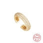S925 Sterling Silver Light Luxury Diamond Personality Earrings