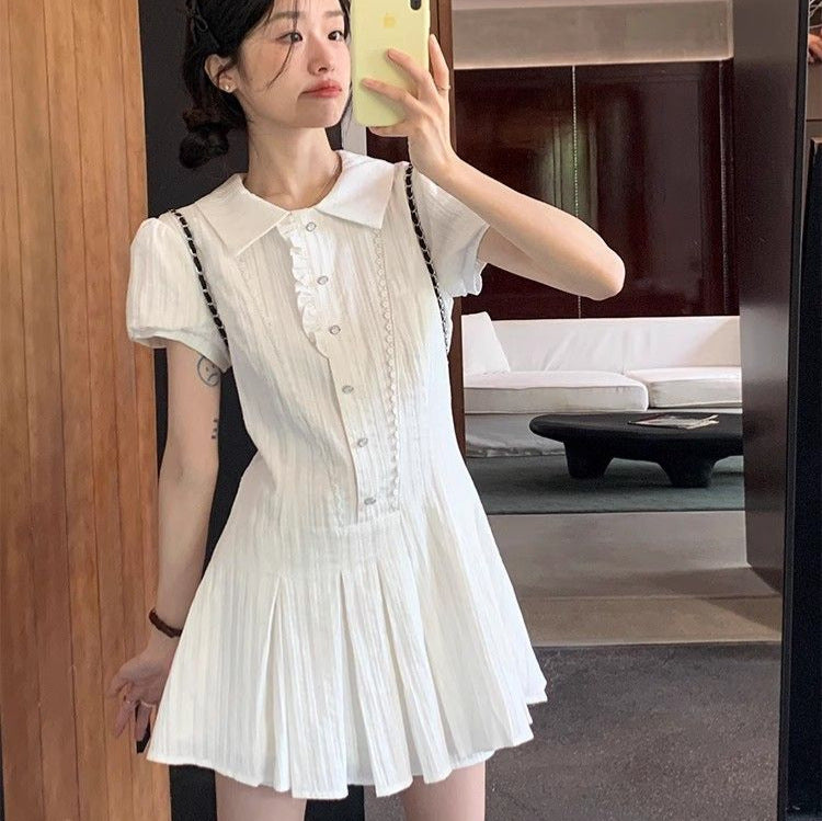 College Style Blouse Dress Women