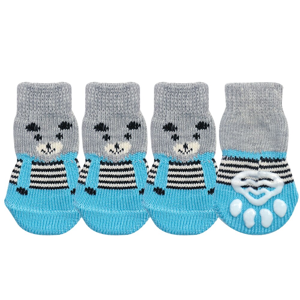 Pet Knit Skid Warm Love Cotton Socks