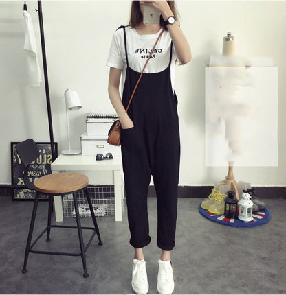 New Maternity Pants Casual Loose Maternity Overalls