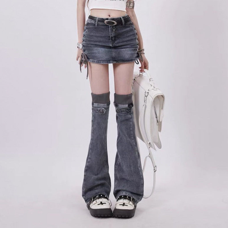 American Retro Hot Girl Denim Skirt For Women