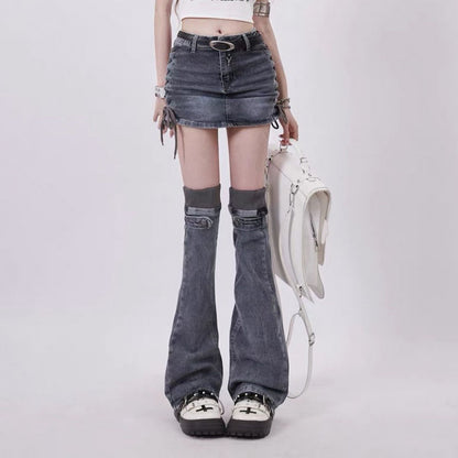 American Retro Hot Girl Denim Skirt For Women