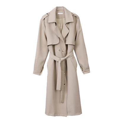 Design Temperament Windbreaker Coat Women