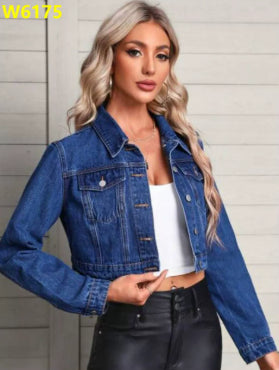 Short Sports Cotton Denim Coat
