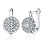 Women's Fashion K Gold Diamond Earrings