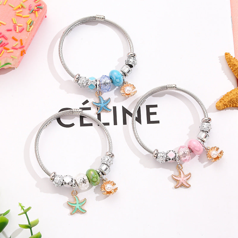 Stainless Steel Silver Bracelet For Women Fashionable