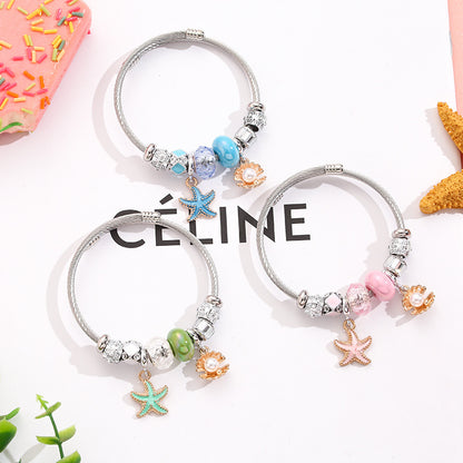 Stainless Steel Silver Bracelet For Women Fashionable