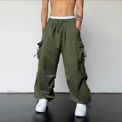 Versatile American-style Workwear Pants For Men