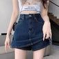 Fashion Denim Hip-wrapped Short Skirt For Women