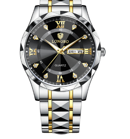 Waterproof Luminous Dual Calendar Watch
