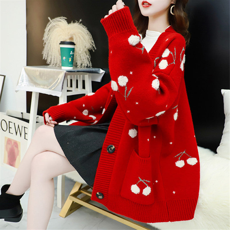 Student Sweater Knit Cardigan