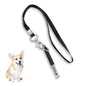 1PCS Dog Trainings Whistle Copper Ultrasonic Pet Dog Training Whistle Portable Keychain Whistle Adjustable Dog Flute Supplies