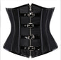 Belt Buckle Corset Red Shapewear For Women