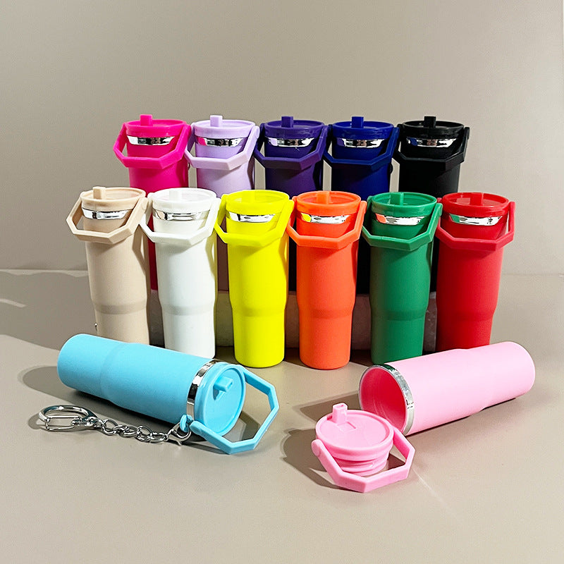 Keychain Pendant Can Hold Lipstick Backpack