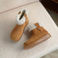 Womens Retro Warm Fuzzy Cotton Shoes