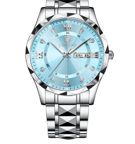 Waterproof Luminous Dual Calendar Watch